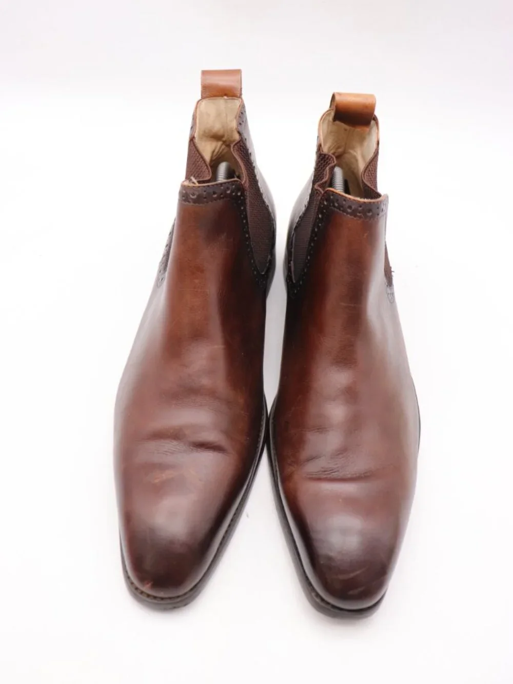 Maison Forte Ivan Chelsea Boot Men's US11 EU 44 Ankle Boot Brown Leather Slip On